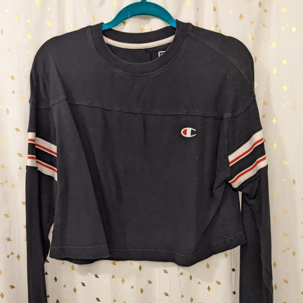 Champion long sleeve crop top